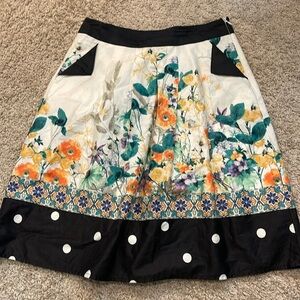 Frock shop floral, polkadot skirt
